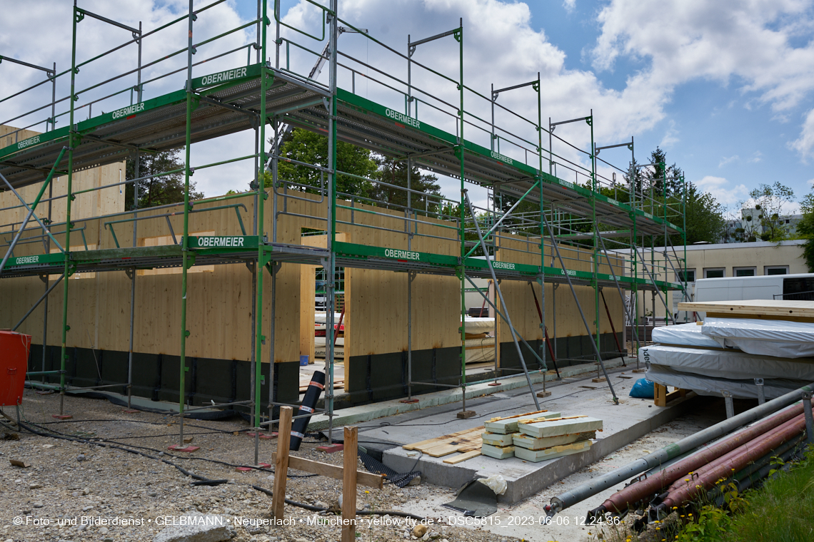 06.06.2023 - Neue Wände für das Haus für Kinder in Neuperlach in München